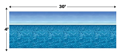 Ocean & Sky Backdrop Party Accessory (1 count) (1/Pkg)