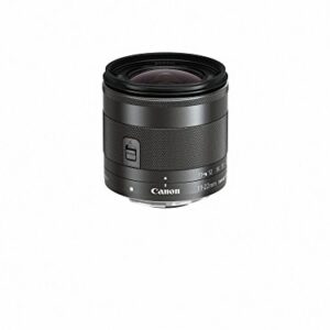 Canon EF-M 11-22mm f/4-5.6 STM Lens, Black - 7568B002