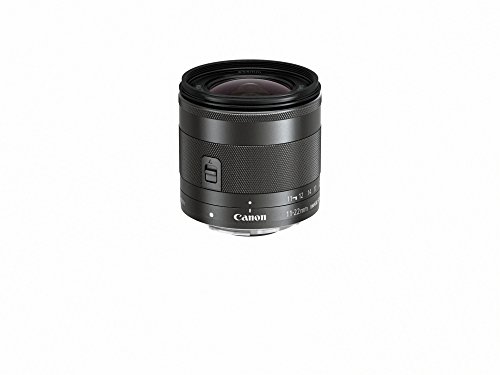 Canon EF-M 11-22mm f/4-5.6 STM Lens, Black - 7568B002