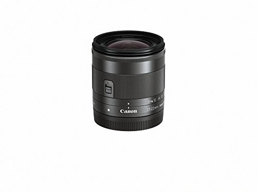 Canon EF-M 11-22mm f/4-5.6 STM Lens, Black - 7568B002