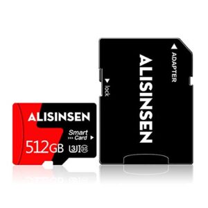 512GB Micro sd Card Class 10 Memory Card with SD Card Adapter, Compatible for Computer Camera and Smartphone Memory Card (512GB)