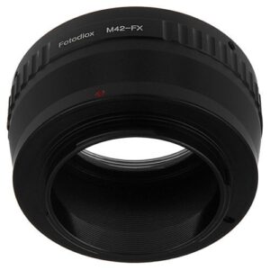 Fotodiox Lens Mount Adapter Compatible with M42 Screw Mount SLR Lens on Fuji X-Mount Cameras