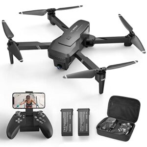 neheme drones with camera for adults, nh760 1080p fpv drone for kids beginners, foldable wifi rc quadcopter with 2 batteries for 32 min flight, carrying case, altitude hold, toys gifts for boys girls