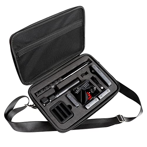 Carrying Case for Insta360 X3,One X2 Camera,Large Hard Shell Shoulder Bag with EVA Liner Compatible for Insta 360 ONE X3 X2 Action Camera Bullet Time Handle/Selfie Stick and Other Accessories