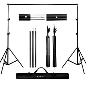 backdrop stand 6.5×6.5ft/2x2m, bddfoto photo video background stand support system for party with carring bag