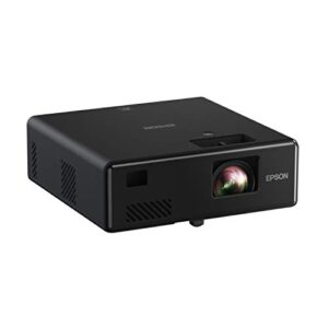 epson epiqvision mini ef11 laser projector, 3lcd, portable, full hd 1080p, 1000 lumens color brightness and white brightness, compatible with roku, firetv, chromecast, playstation, xbox ()
