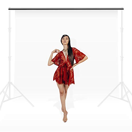 LimoStudio 10 ft Wide Crossbar, 4-Section, Photography Lighting Muslin Backdrop Support Crossbar, Wide Compatibility, AGG1783