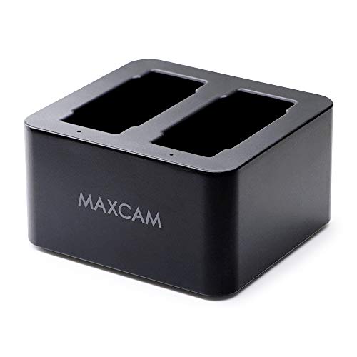 MAXCAM Dual Battery Charger with Type-C USB Cable for GoPro HERO11/HERO10/HERO9 Black Enduro Battery