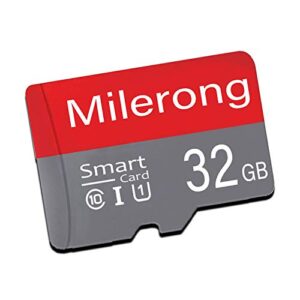 milerong 32gb micro sd card, ultra microsdhc uhs-i memory card – 98mb/s, c10, u1, full hd v10, ultra high speed tf card for smart phone/bluetooth speaker/dash cam
