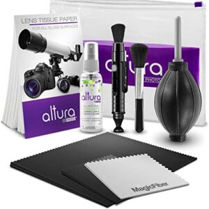 altura photo professional camera cleaning kit for dslr & mirrorless cameras and sensitive electronics bundle – camera accessories kit with altura photo 2oz all natural cleaning solution