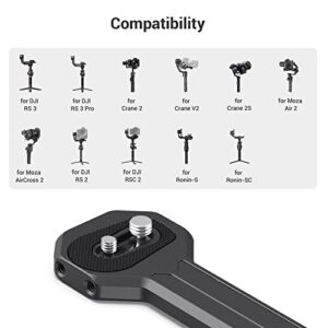 SmallRig Aluminum Side Handle Fits for DJI Ronin-S/SC/RS 2/RSC 2/RS 3/RS 3 Pro/RS 3 Mini & for ZHIYUN Crane 2S/2/V2 & MOZA Air 2/AirCorss 2 Gimbals - 2786