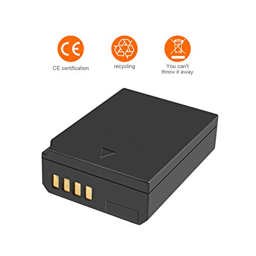 Powtree LP-E10 2 Pack Replacement Battery and LCD Dual Charger Compatible with Canon EOS Rebel T6,T7,T3,T5, T100, 4000D,3000D,2000D,1500D,1300D,1200D,1100D Digital Cameras(Not for T3i T5i T6i T6s T7i)