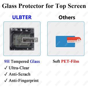 ULBTER Z6II Z7II Screen Protector for Nikon Z 7II / Z 6II + Top [2+2Pack] 0.3mm 9H Hardness Z7 II Z6 II Tempered Glass Cover Anti-Scrach Anti-Fingerprint Anti-Bubble