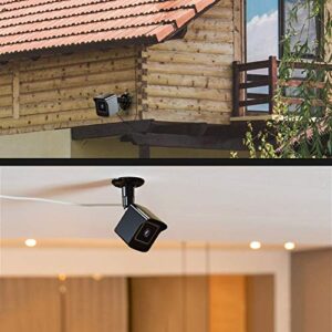 PEF Mount for All-New Wyze Cam V3 ONLY, Weatherproof Protective Cover and 360 Degree Adjustable Wall Mount Solid Housing for Wyze V3 Outdoor Indoor Smart Home Camera System (Black, 2 Pack)