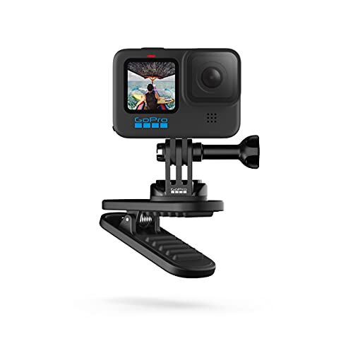 GoPro HERO10 Black Accessory Bundle - Includes HERO10 Camera, Shorty (Mini Extension Pole + Grip), Magnetic Swivel Clip, Rechargeable Batteries (2 Total), and Camera Case