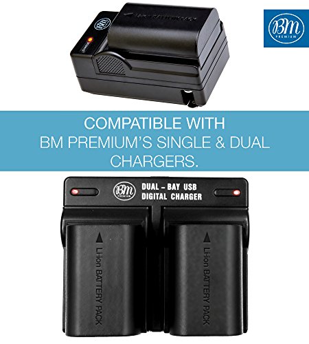 BM Premium LP-E6NH High Capacity Battery for Canon EOS R, EOS R5, EOS R6, EOS R6 II, EOS R7, EOS 90D, EOS 60D, EOS 70D, EOS 80D, EOS 5D III EOS 5D IV, EOS 6D, EOS 6D II, EOS 7D, EOS 7D Mark II Cameras