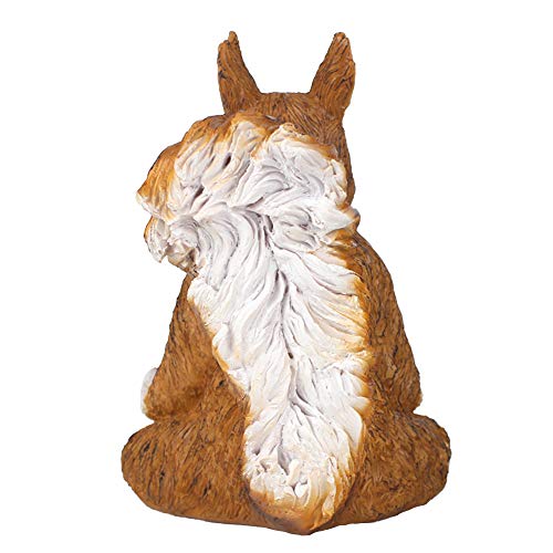 Carchistan Big Size Zen Yoga Squirrel Statues Outdoor or Indoor, Feng Shui Meditation Vastu Animal Figurines for Garden Patio or Lawn,9" Inches Tall