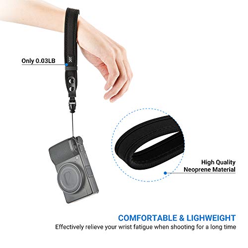 Camera Wrist Strap, Soft Hand Strap Compatible for Sony ZV-1 RX100 VII VI V IV III II RX100VA G7X Mark III II G9 X Mark II Rioch GR IIIx GR III Leica Q2 D-Lux 7 and More Mirrorless Camera