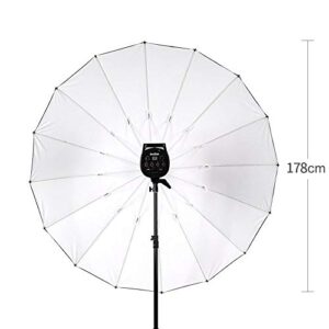 Godox 70 inch 178cm Black White Reflective Umbrella Studio Photography Umbrella with Large Diffuser Cover (1PCS)