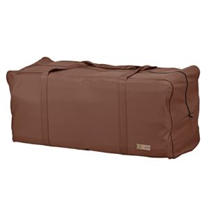 duck covers ultimate waterproof 56 inch patio cushion storage bag, patio furniture covers