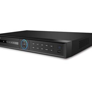 Amcrest 4K NV5232 (32CH 1080P/3MP/4MP/5MP/6MP/4K/12MP) Network Video Recorder - Supports up to 32 x 4K IP Cameras, Supports up to 2 x 10TB Hard Drives (Not Included) (No PoE Ports Included)