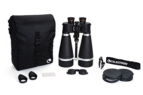 Celestron – SkyMaster Pro 20x80 Binocular – Outdoor and Astronomy Binocular – Large Aperture for Long Distance Viewing – Fully Multi-coated XLT Coating – Tripod Adapter and Carrying Case Included