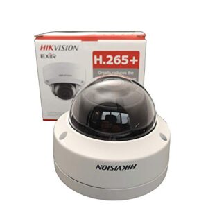 hikvision 8mp 4k dome ip camera, ds-2cd2185fwd-i (2.8mm lens) high resolution security camera outdoor h.265+ ip67 firmware upgradeable international version eziview