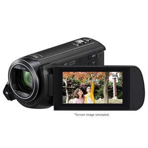 panasonic hc-v380k full hd camcorder with wi-fi multi scene camera (black)