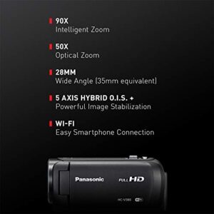 Panasonic HC-V380K Full HD Camcorder with Wi-Fi Multi Scene Camera (Black)