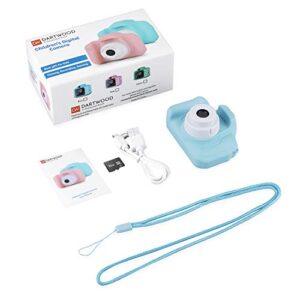 Dartwood 1080p Digital Camera for Kids with 2.0” Color Display Screen & Micro-SD Card Slot for Children - 32GB SD Card Included (Blue)