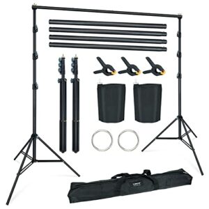linco lincostore 9×10 ft photography photo backdrop stand background support system kit 4154-4236