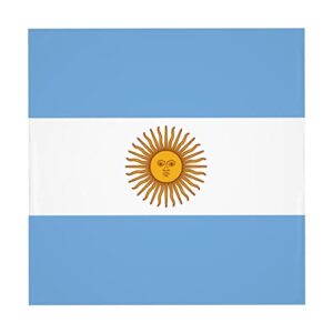 LIICHEES Flag of Argentina Tablecloth Kitchen Dining Room 54"x54" Square Washable Table Cover Outdoor Garden Picnic Tablecloths