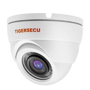 tigersecu super hd 1080p wide angle dome security camera with osd switch, 4-in-1 for tvi/cvi/ahd/cvbs/d1 dvr,