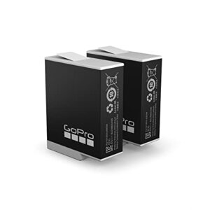 gopro rechargeable enduro battery 2-pack (hero11 black/hero10 black/hero9 black) – official gopro accessory