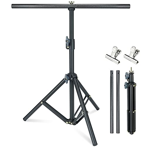 LINCO Lincostore Photography PVC Backdrop Background Small Support Stand System Metal 2.2ft Wide 2.6ft High