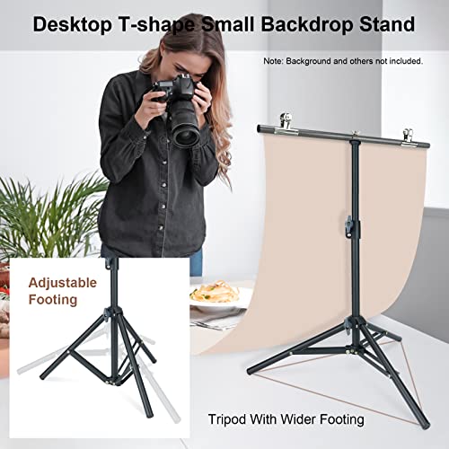 LINCO Lincostore Photography PVC Backdrop Background Small Support Stand System Metal 2.2ft Wide 2.6ft High