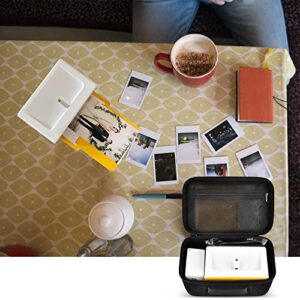 Case Compatible with Kodak Dock Plus/for Kodak Dock Premium Wi-Fi Portable 4x6” Instant Photo Printer. Bluetooth Photo Printing Holder for Adapter, Cartridge, Paper, Power Cord (Box Only) - Black