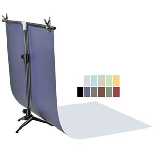 photography backdrops small product background: flat lay seamless paper props – tabletop photo shoot for jewelry cosmetics food .(22x34in, dark)