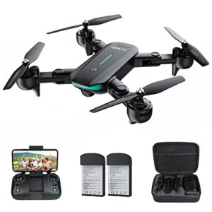wifi fpv drone with 1080p hd camera, zuhafa ,40 mins flight time,foldable drone for beginners,altitude hold mode, rtf one key take off/landing,3d flips 2 batteries, app control, easy toy for kids & adults