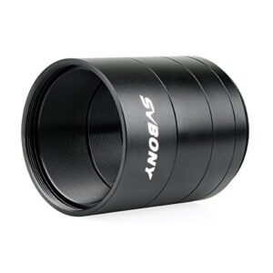 SVBONY Extension Tube M42x0.75 on Both Sides Length T2 Extension Tube Kit Length 5mm 10mm 15mm 20mm