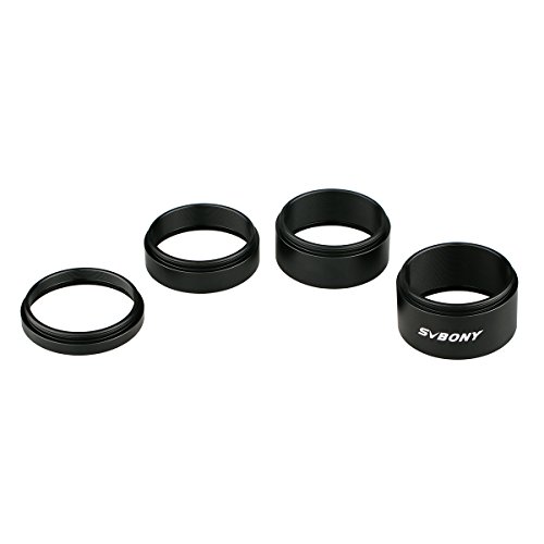 SVBONY Extension Tube M42x0.75 on Both Sides Length T2 Extension Tube Kit Length 5mm 10mm 15mm 20mm