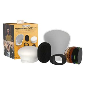 magmod professional flash kit 2 | photography lighting flash diffuser set | magnetic light diffuser attachments | new and improved magmod modifiers | superior light control