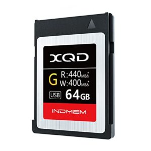 xqd 64gb memory card, 5x tough mlc xqd flash memory card high speed g series| max read 440mb/s, max write 400mb/s