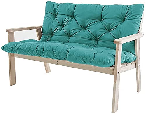 Garden Bench Swing Replacement Backrest Comfortable Seat Pad Cover, 2-3 Seater Outdoor Indoor Extra Thick Seat Cushion, Non-slip Mat Comfort Bench Mattress for Furniture Recliners Patio Chairs