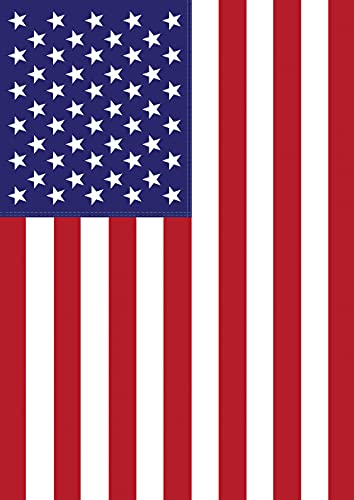 Toland Home Garden 111266 USA American Flag 12x18 Inch Double Sided American Garden Flag for Outdoor House Patriotic Flag Yard Decoration