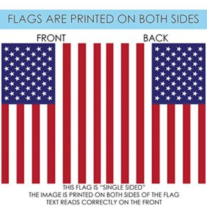 Toland Home Garden 111266 USA American Flag 12x18 Inch Double Sided American Garden Flag for Outdoor House Patriotic Flag Yard Decoration