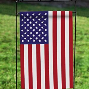 Toland Home Garden 111266 USA American Flag 12x18 Inch Double Sided American Garden Flag for Outdoor House Patriotic Flag Yard Decoration