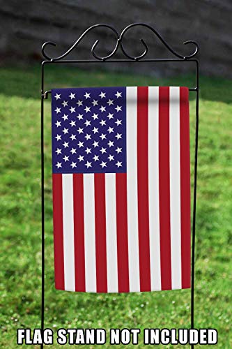 Toland Home Garden 111266 USA American Flag 12x18 Inch Double Sided American Garden Flag for Outdoor House Patriotic Flag Yard Decoration