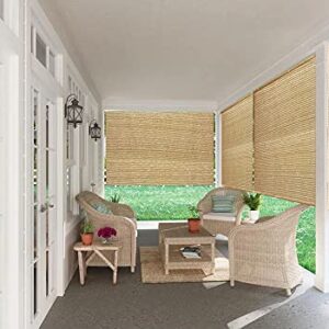 Easy2Hang Garden Shade Fabric Adjustable Vertical Side Wall Panel for Patio/Pergola/Window 6x6ft Wheat