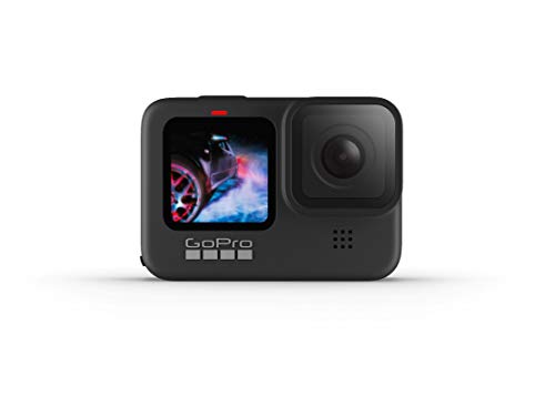 GoPro HERO9 Black - Waterproof Action Camera with Front LCD and Touch Rear Screens, 5K Ultra HD Video, 20MP Photos, 1080p Live Streaming, Webcam, Stabilization